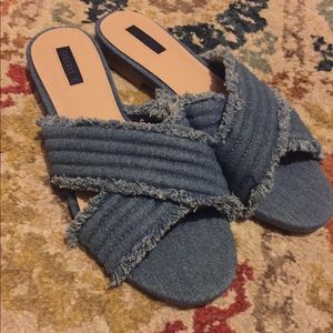 Forever 21 Denim Sandals